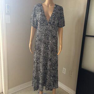 Free People Maxi Dress Plunge Neck NWT Size 12